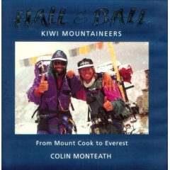 Kangchenjunga Book - Hall and Ball: Kiwi Mountaineers from Mount Cook to Everest - cover